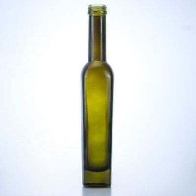 375ml Bouteilles en verre d' huile d' olive vert foncé Acide Etch Surface de manipulation et de haute couleur