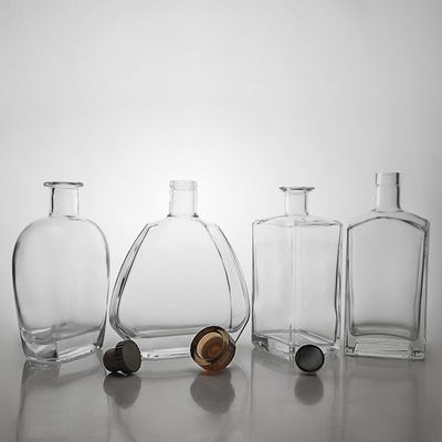 Forme personnalisée Acceptable Bouteille en verre pour le tequila