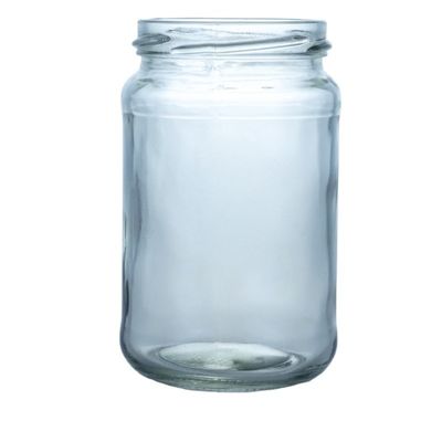 Matériau du collier verre 4oz 8oz 16oz bocaux larges pour le stockage de miel de confiture de cornichons
