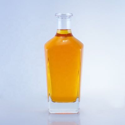750 ml de vernis clair bouteille en verre pour alcool liquide unique whisky liquide vodka rhum tequila