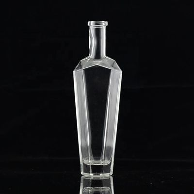 Bouteille en verre pour boissons industrielles, parfaite pour le whisky, la vodka, le rhum et la tequila