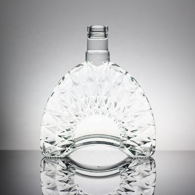 Bouteille en verre de beauté en forme personnalisée pour les amateurs de vin et les connaisseurs