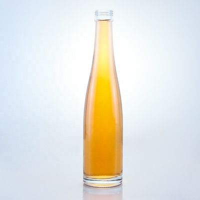 Emballage en bouteille en verre de 750 ml de brandy ou de whisky avec un design unique et une surface de gravure acide