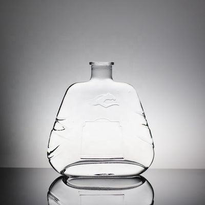 Bouteille en verre de beauté en forme personnalisée pour les amateurs de vin et les connaisseurs
