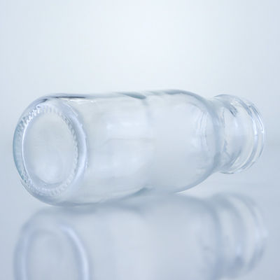 Bouchon de collier en verre 250 ml 330 ml Bouteille ronde vide pour jus thé boisson café