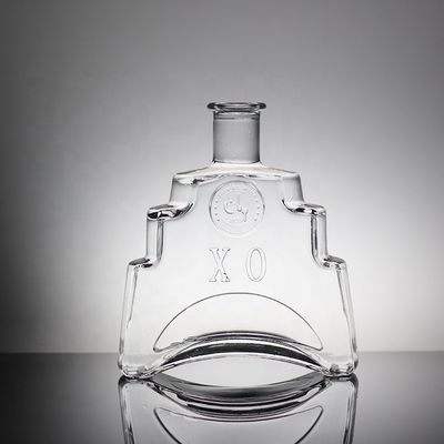 Bouteille en verre de beauté en forme personnalisée pour les amateurs de vin et les connaisseurs