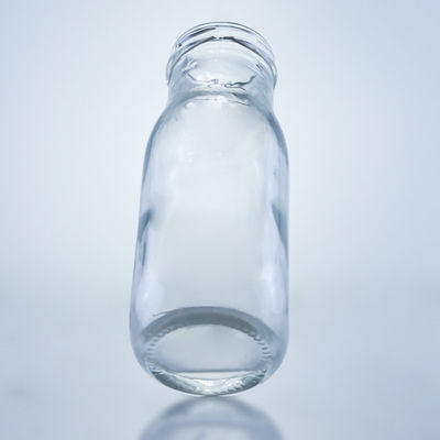 Bouchon de collier en verre 250 ml 330 ml Bouteille ronde vide pour jus thé boisson café