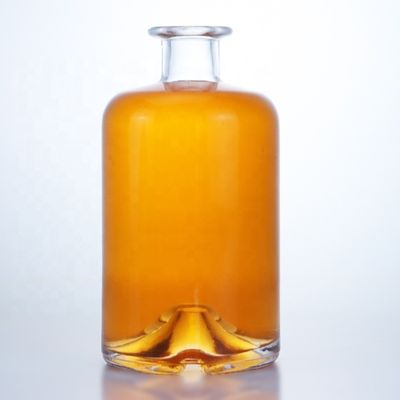 70cl 75cl Bouteilles de verre transparent de conception personnalisée pour le tequila Vodka Whisky dans le Shandong