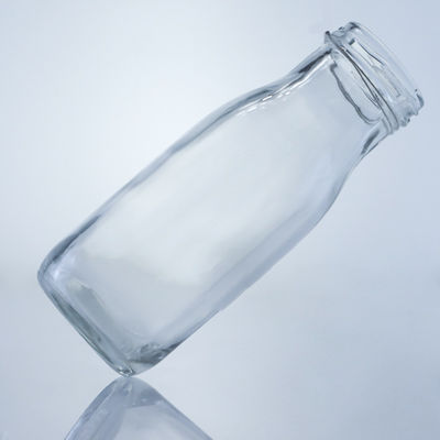 Bouchon de collier en verre 250 ml 330 ml Bouteille ronde vide pour jus thé boisson café