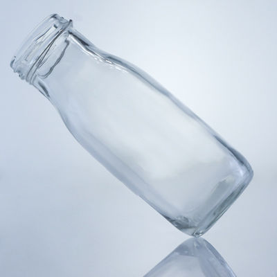 Bouchon de collier en verre 250 ml 330 ml Bouteille ronde vide pour jus thé boisson café