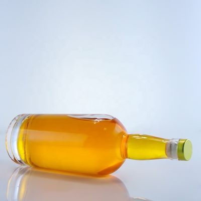 Bouteille de verre Valiant de 750 ml pour la bière en verre transparent