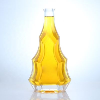 Bouteilles en verre de 750 ml avec bouchon en aluminium et verre de silex