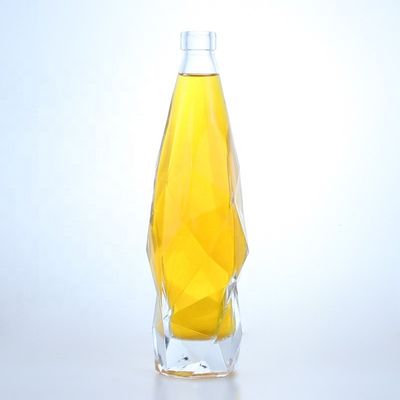 Bouteilles en verre de 750 ml avec bouchon en aluminium et verre de silex