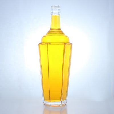 Bouteilles en verre de 750 ml avec bouchon en aluminium et verre de silex