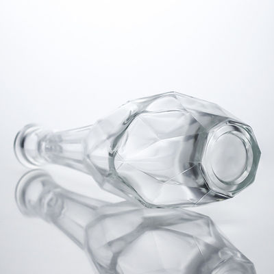 Bouteille en verre super-flinte à bouchon de liège unique pour le whisky Vodka Tequila Gin Rum