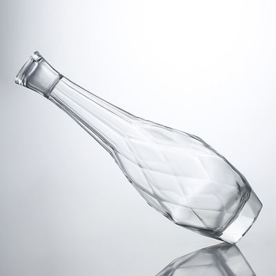 Bouteille en verre super-flinte à bouchon de liège unique pour le whisky Vodka Tequila Gin Rum