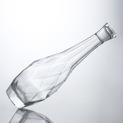 Bouteille en verre super-flinte à bouchon de liège unique pour le whisky Vodka Tequila Gin Rum