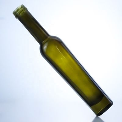 375ml Bouteilles en verre d' huile d' olive vert foncé Acide Etch Surface de manipulation et de haute couleur