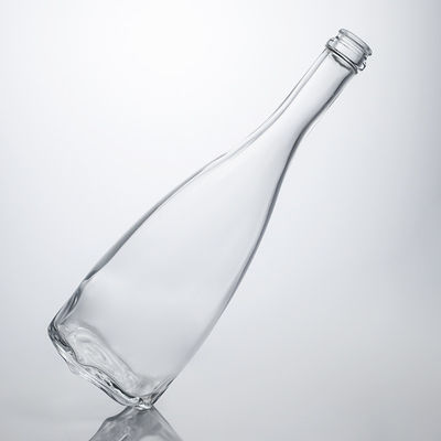 Bouteille d'alcool en verre scellé en liège pour whisky vodka tequila gin rum