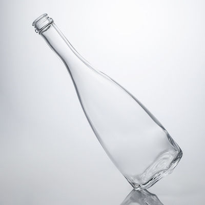 Bouteille d'alcool en verre scellé en liège pour whisky vodka tequila gin rum