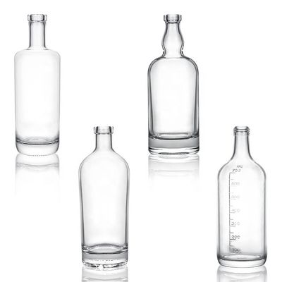 CROWN CAP Séchage de bouteilles de verre rondes et claires de 200 ml pour les boissons gazeuses en vrac