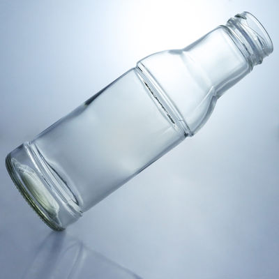 Bouteille en verre chaude de 90 à 500 ml de grande capacité pour les assaisonnements, les condiments, le couvercle métallique inclus