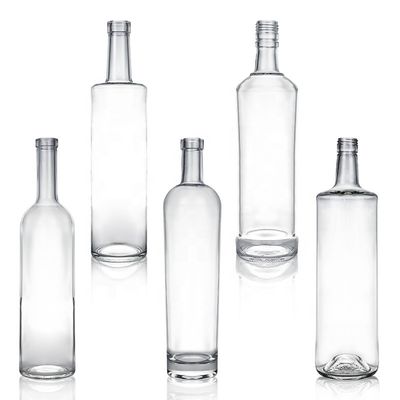 Bouteille de verre ronde de 700 ml pour Yuncheng Valiant