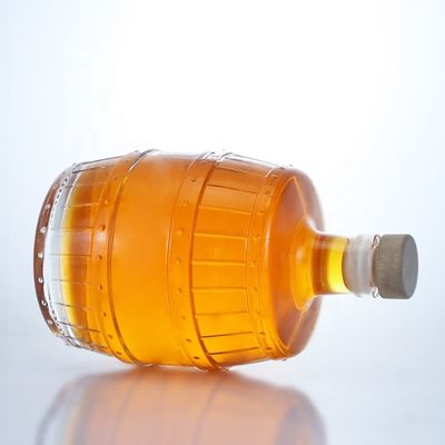 700 ml 750 ml bouteille en verre en forme spéciale pour le whisky Tequila Brandy Rum Gin Collier en verre