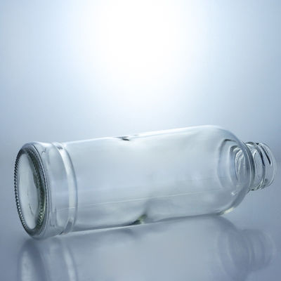 Bouteilles en verre transparent pour boissons de 100 ml, 200 ml, 350 ml, 400 ml, 500 ml et 1000 ml