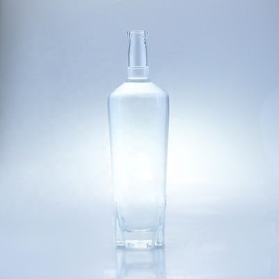 Collier en verre Bouteille en verre pour boissons alcoolisées 750 ml avec étanchéité au liège