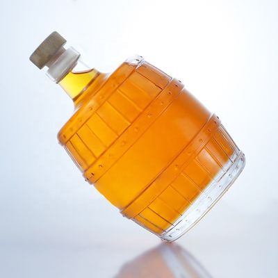 700 ml 750 ml bouteille en verre en forme spéciale pour le whisky Tequila Brandy Rum Gin Collier en verre