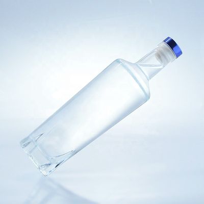 Collier en verre Bouteille en verre pour boissons alcoolisées 750 ml avec étanchéité au liège