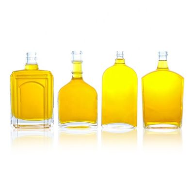 Bouteille en verre de 375 ml de 500 ml de 700 ml de 750 ml pour le gin, la vodka et le rhum.
