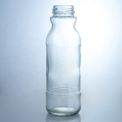 Bouteille en verre pour salade avec couvercle métallique et conception transparente 100ML200ml 250ml 500ml 1 Ascenseur