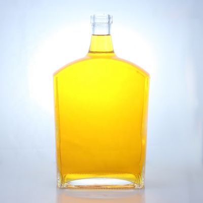 Bouteille en verre de 375 ml de 500 ml de 700 ml de 750 ml pour le gin, la vodka et le rhum.