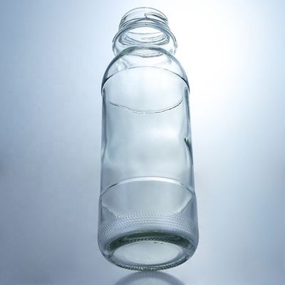 Bouteille en verre pour salade avec couvercle métallique et conception transparente 100ML200ml 250ml 500ml 1 Ascenseur