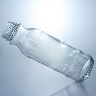 Bouteille en verre pour salade avec couvercle métallique et conception transparente 100ML200ml 250ml 500ml 1 Ascenseur