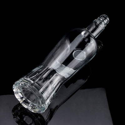 500ml700ml750ml Bouteille de whisky clair avec un design unique en verre Super Flint