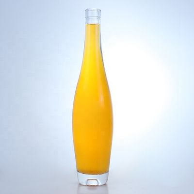 Logo du client acceptable Bouteille en verre de luxe pour vodka Whisky Tequila Gin Brandy