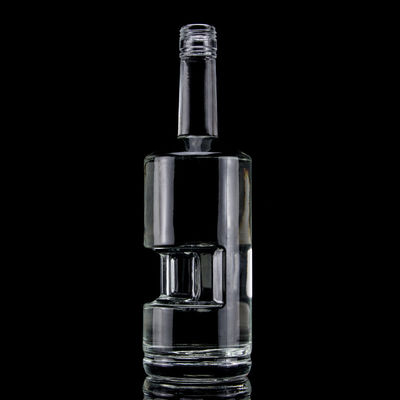 Matériau du collier Bouteille de vodka en verre 500ml700ml pour l'industrie de la fabrication de liqueurs