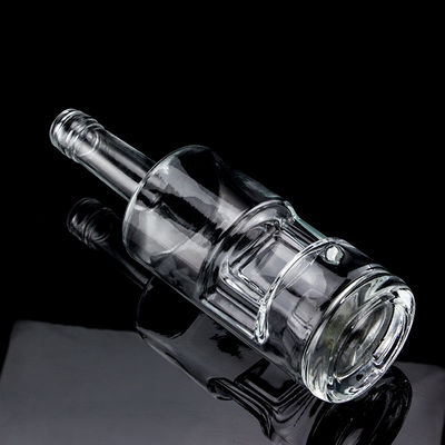 Matériau du collier Bouteille de vodka en verre 500ml700ml pour l'industrie de la fabrication de liqueurs