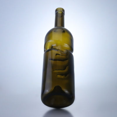 500 ml de 750 ml de gin clair, rhum, champagne, tequila, liqueur, bouteille en verre avec liège