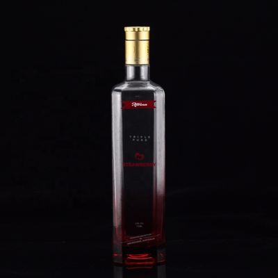 Surface gravée 750 ml Bouteille en verre pour collier industriel et en verre au Mexique Tequila