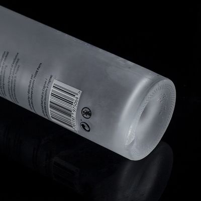 Bouteille en verre de vodka glacée en forme classique de 700 ml à 750 ml pour emballage de boissons