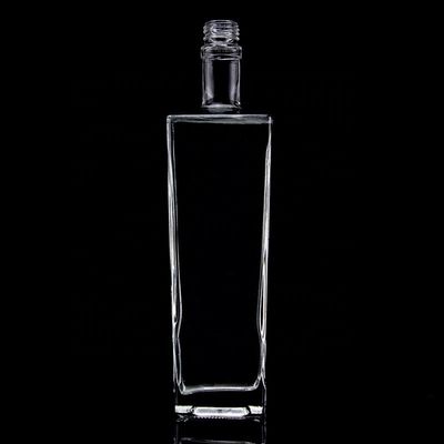 Bouteille de whisky en verre carré 700 ml fond épais 750 ml 500 ml bouteilles de tequila pour spiritueux