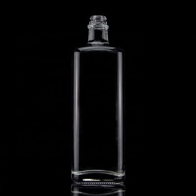 Bouteille de whisky en verre carré 700 ml fond épais 750 ml 500 ml bouteilles de tequila pour spiritueux