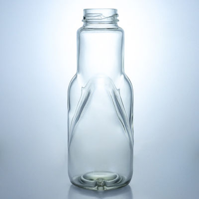 Couleur de la bouteille Bouteille en verre de 360 ml claire pour le jus de lait et le café