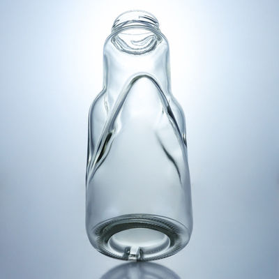 Couleur de la bouteille Bouteille en verre de 360 ml claire pour le jus de lait et le café