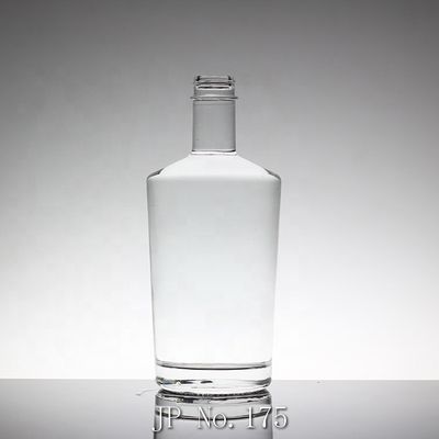 800ml 1000ml 3000ml Bouteille en verre de whisky de grande capacité Bouteille d'eau en verre carrée de 500ml