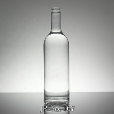 800ml 1000ml 3000ml Bouteille en verre de whisky de grande capacité Bouteille d'eau en verre carrée de 500ml
